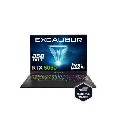 Casper Excalibur G915 i7-13620H 32GB 1TB 8GB RTX5060 165Hz 16" Freedos Gaming Laptop G915.1362-DF60X-C