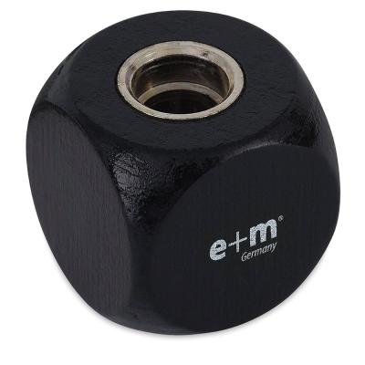 E+M Portmin Küp Kalemtraş Siyah 2881-20