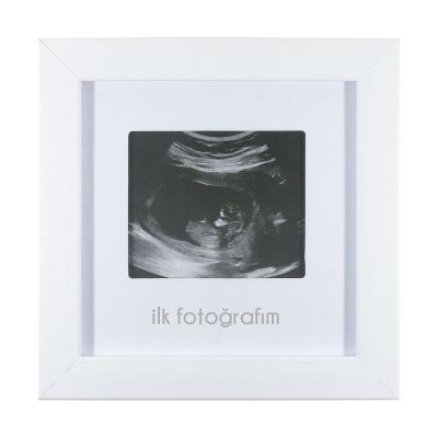FUFİZU İlk Fotoğrafım Bebek Ultrason Çerçevesi - Bebek Odası Resim Anı Çerçevesi
