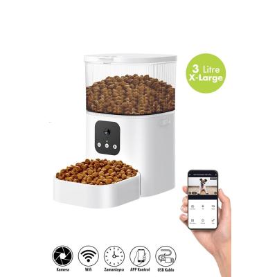 Kiwipets Evcil Hayvan Akıllı Kameralı Multifonksiyon Mama Kabı - Smart Pet Feeder Kpf-10570