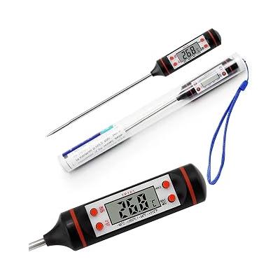 Mutfak Termometresi Dijital Termometre Gıda Termometresi 300 C Ölçüm (KALİTELİ) ÖZEL KUTULU