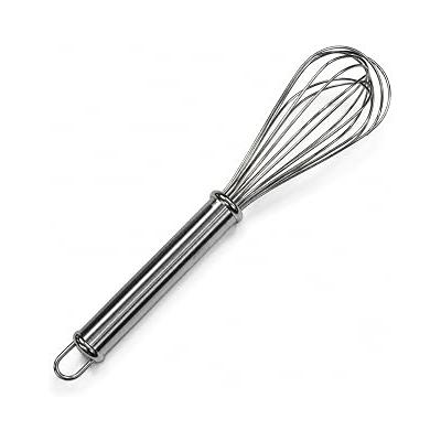 Paslanmaz Çelik Çırpıcı, Karıştırıcı Mikser Tel 25 cm, Mutfak Seti, Premium Kalite, Tek Parça Yapı