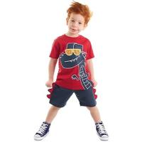 Cool Dino Erkek Çocuk T-shirt Şort Takım