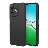 Oppo A5 Pro ile Uyumlu First Soft Silikon Telefon Kılıfı Siyah, First-Oppo A5 Pro- Kılıf